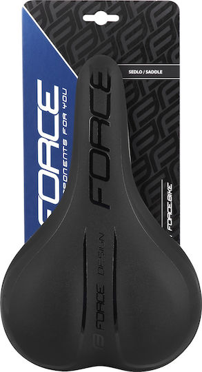 Force Comfort Black Bicycle Saddle City