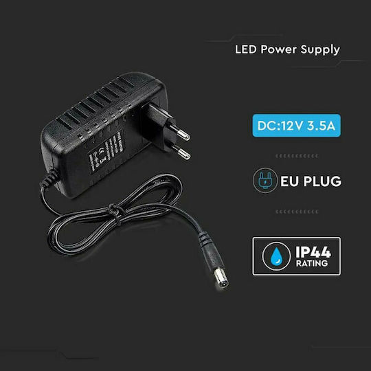V-TAC Dimmable LED Power Supply IP44 Power 42W with Output Voltage 12V