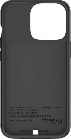 Tech-Protect Powercase Back Cover Πλαστικό Μαύρο (iPhone 13 Pro)