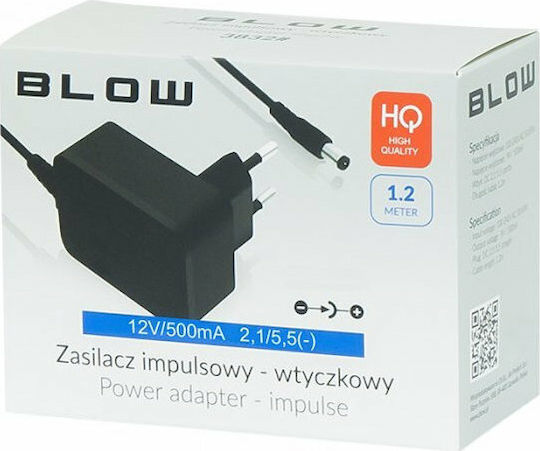 Blow Universal Power Adapter 12V 0.5A 6W (DM-3835)