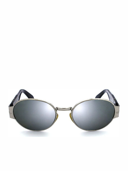 Persol Γυαλιά Ηλίου Ασημί με Mixed Σκελετό Persol Γυαλιά Ηλίου Ασημί με Mixed Σκελετό