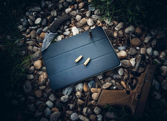 Tactical Tri-Fold Klappdeckel Blau MediaPad T5 10
