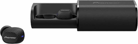 Pioneer C8 In-ear Bluetooth Handsfree Ακουστικά με Θήκη Φόρτισης Μαύρα