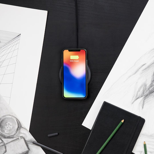 Mophie Ασύρματος Φορτιστής (Qi Pad) 10W Μαύρος (409901484)