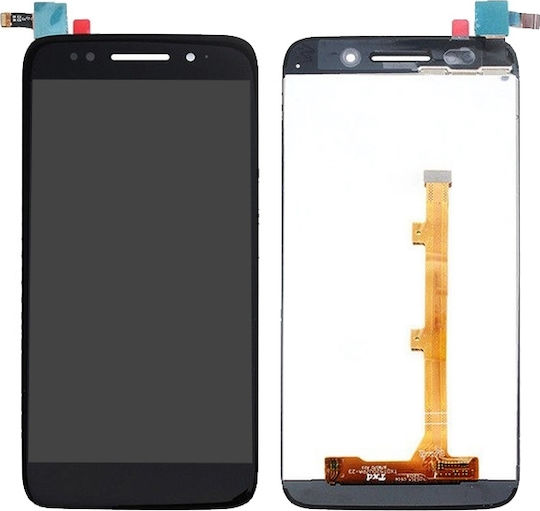 Alcatel Οθόνη mit Touch-Mechanismus für Idol 5 6058D (Schwarz)