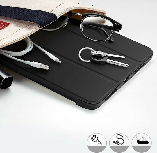 ESR Rebound Pencil Flip Cover Δερματίνης Μαύρο (iPad Pro 2020 12.9")