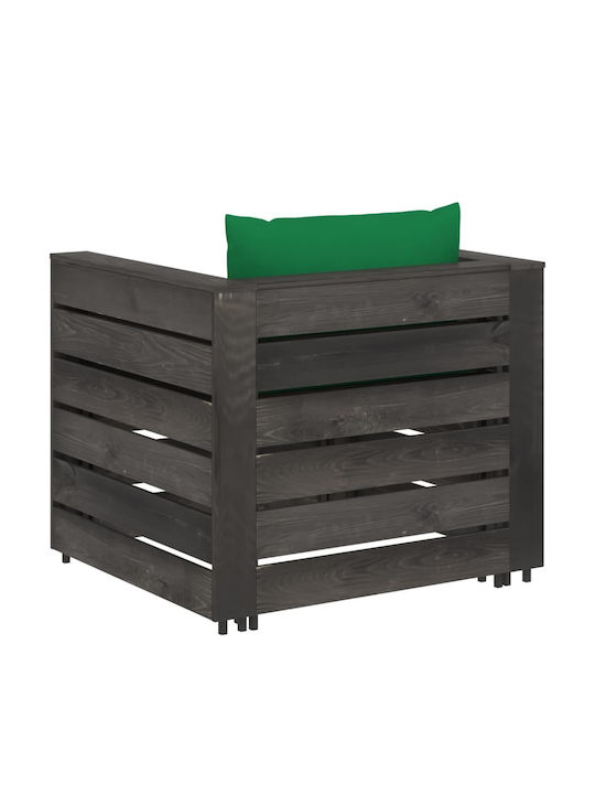 Garden & Outdoor Furniture Sets Living Room Set Pieces Small Balcony Green with Pillows
