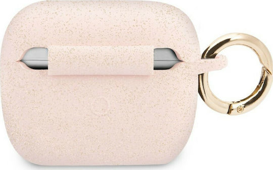 Guess Silicone Case Silicone Case with Keychain Pink Blister for Apple AirPods Pro