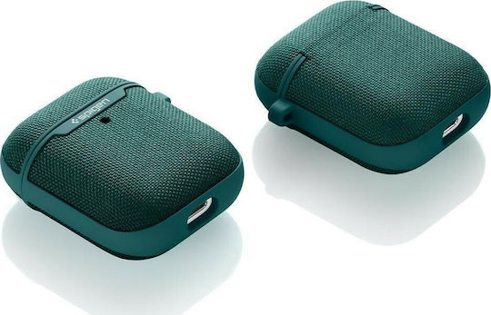 Spigen Urban Fit Silicone Case with Keychain Green for Apple AirPods