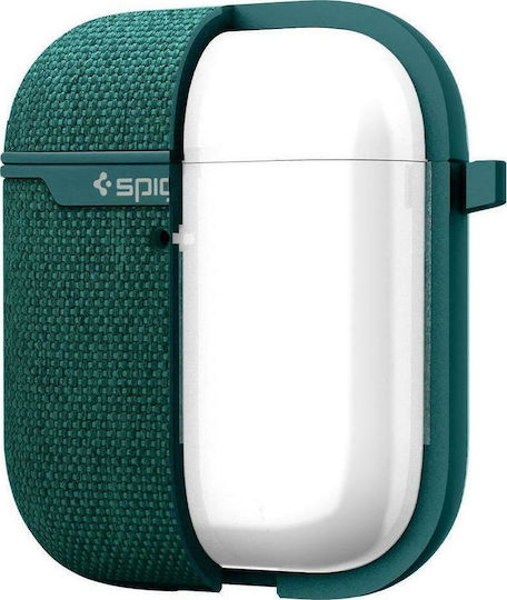Spigen Urban Fit Silicone Case with Keychain Green for Apple AirPods