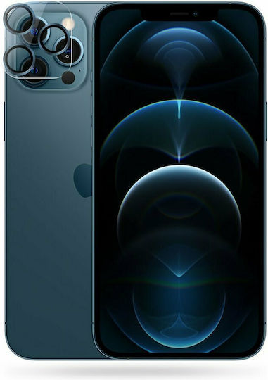 Joyroom Protector Shining Series JR-PF688 Προστασία Κάμερας Tempered Glass Μαύρο για το iPhone 12 Pro