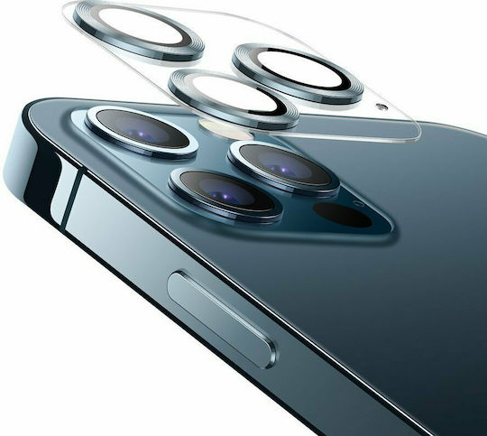 Joyroom Protector Shining Series JR-PF688 Προστασία Κάμερας Tempered Glass Μαύρο για το iPhone 12 Pro