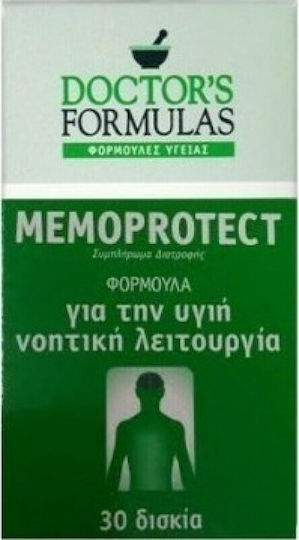 Doctor's Formulas Memoprotect Ergänzung Für Speicher Und Konzentration 30 Tabletten