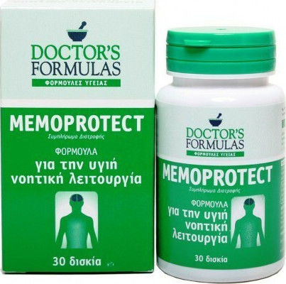 Doctor's Formulas Memoprotect Ergänzung Für Speicher Und Konzentration 30 Tabletten