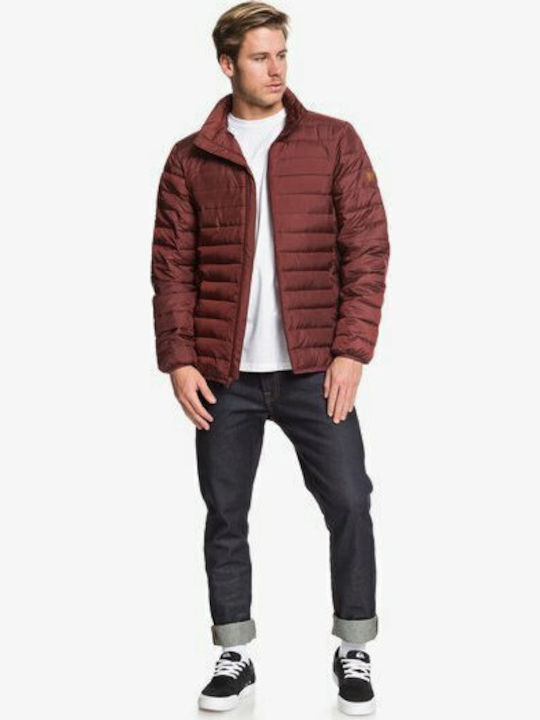 Scaly Winter Jacket Puffer Burgundy