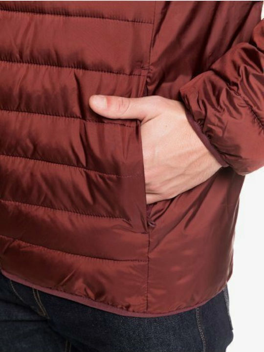 Scaly Winter Jacket Puffer Burgundy