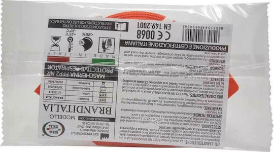 Brand Italia BR150-20 Protective Mask FFP2 Orange 1pcs