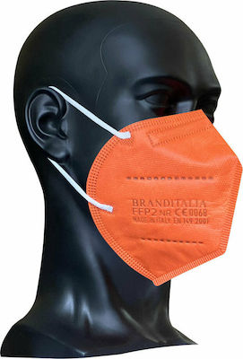 Brand Italia BR150-20 Protective Mask FFP2 Orange 1pcs