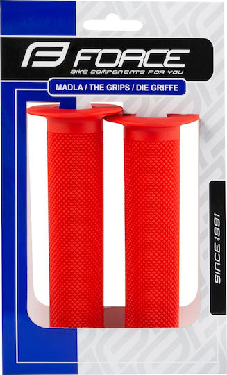 Force 382074 BMX Bicycle Handlebar Grips in Red Color
