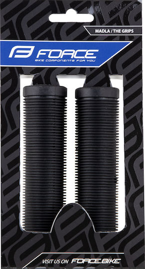 Force Groove 38246 Mountain Χειρολαβές Ποδηλάτου σε Μαύρο Χρώμα 123mm από πλαστικό