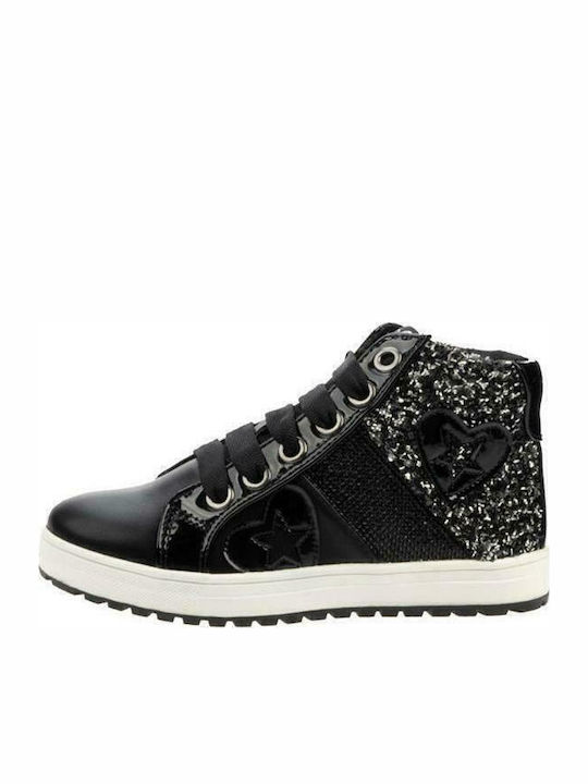 7555164 Παιδικά Sneakers High Μαύρα