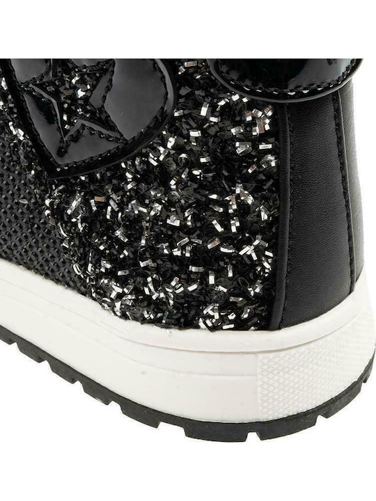 7555164 Παιδικά Sneakers High Μαύρα