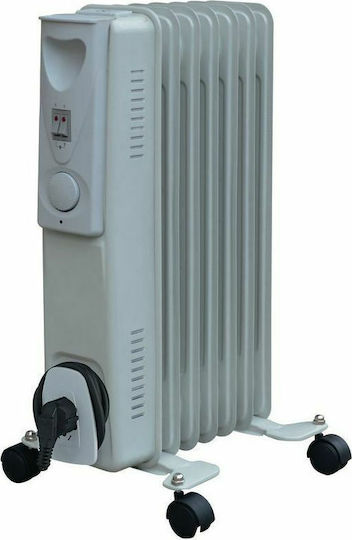 Budget OI_366583 Καλοριφέρ Λαδιού με 7 φέτες 1500W