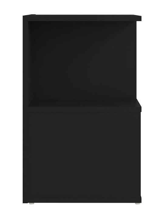 Noptiere Negre 2buc 35x35x55cm