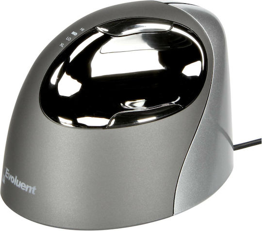 Evoluent VerticalMouse 4 Left Wired Ergonomic Mouse for Left-handed Gray