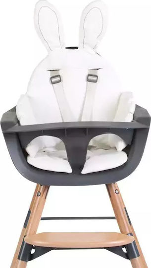Childhome Κάλυμμα για Καρεκλάκι Φαγητού Rabbit White