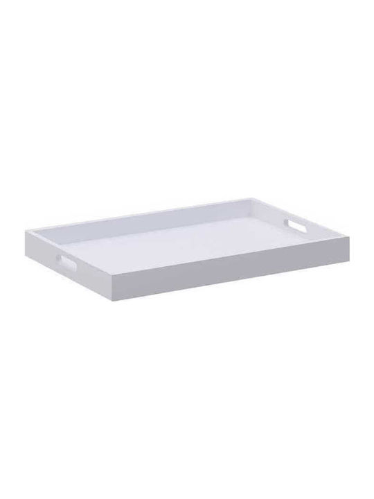 Rectangular Wooden Coffee Table White L58xW39xH66cm