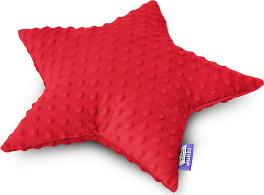 Jukki Dekokissen für Wiege Minky Rot 40x40cm 703-0515-3240