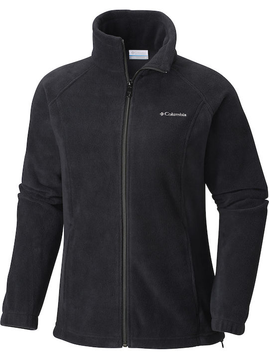 Full Zip Springs Fleece Γυναικεία Ζακέτα με Φερμουάρ σε Μαύρο Χρώμα