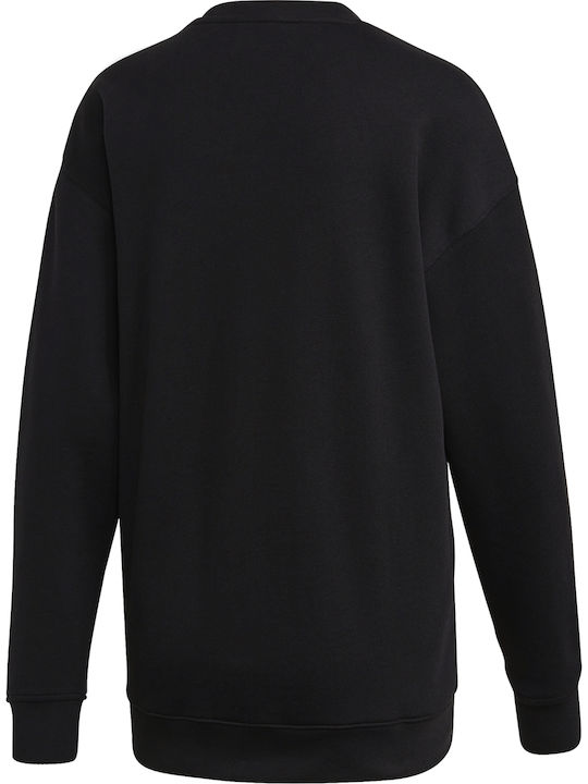 Trefoil Long Women's Sweatshirt Black