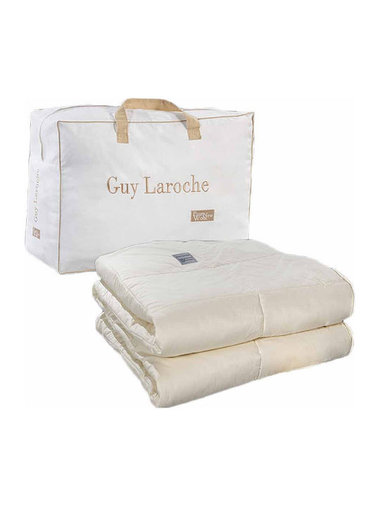 Guy Laroche Duvet Single Wool 160x220cm Wool White 10.5 togs Togs