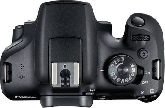 Canon DSLR Camera EOS 2000D Crop Frame Kit (EF-S 18-55mm F3.5-5.6 DC III) Black
