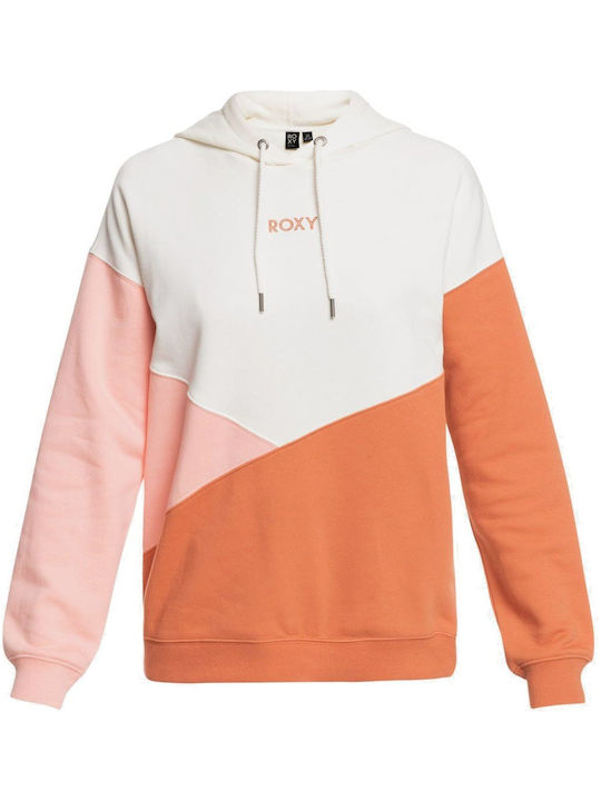 Hitch A Ride Lang Damen Sweatshirt Kapuzen Pink/Orange