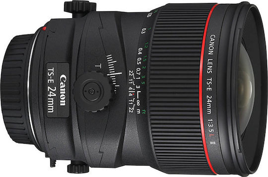 Canon Full Frame Camera Lens TS-E 24mm f/3.5L II Standard / Tilt-Shift for Canon EF Mount Black