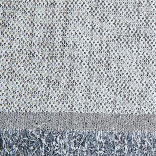Borea 4 Season Four-Seater Sofa Throw Chenille 180x320cm Ecru