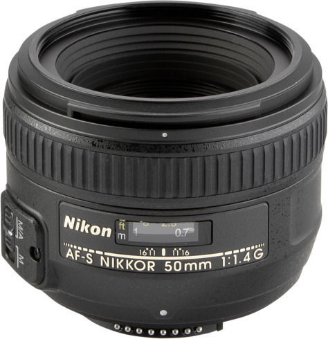 Nikon Full Frame Φωτογραφικός Φακός AF-S Nikkor 50mm f/1.4G Σταθερός για Nikon F Mount Μαύρος