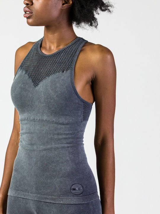 Hydro Seamless Tank Top 17-28128 Сив Амианик Гуменовая Блуза