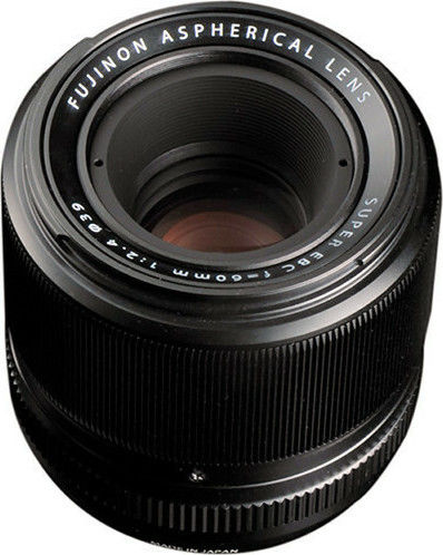 Fujifilm Crop Camera Lens Fujinon XF60mm F2.4 R Standard / Macro for Fujifilm X Mount Black