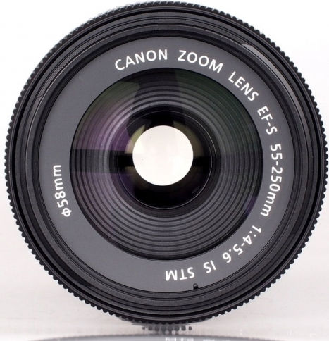 Canon Crop Camera Lens EF-S 55-250mm f/4-5.6 IS STM Telephoto / Tele Zoom for Canon EF-S Mount Black