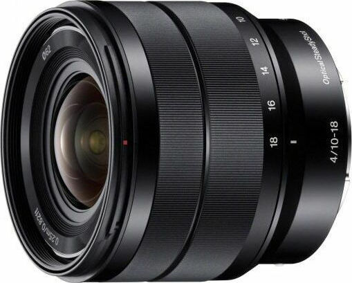 Sony Crop Φωτογραφικός Φακός 10-18mm f/4 Wide Angle Zoom για Sony E Mount Μαύρος