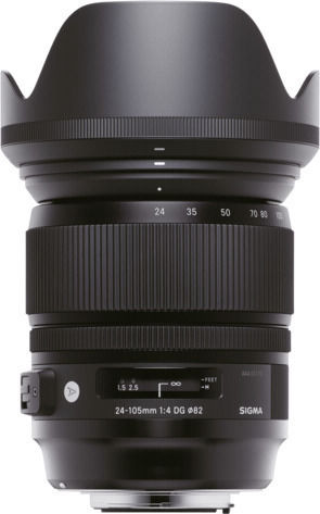 Sigma Full Frame Φωτογραφικός Φακός 24-105mm F4 DG OS HSM Standard Zoom για Canon EF Mount Μαύρος