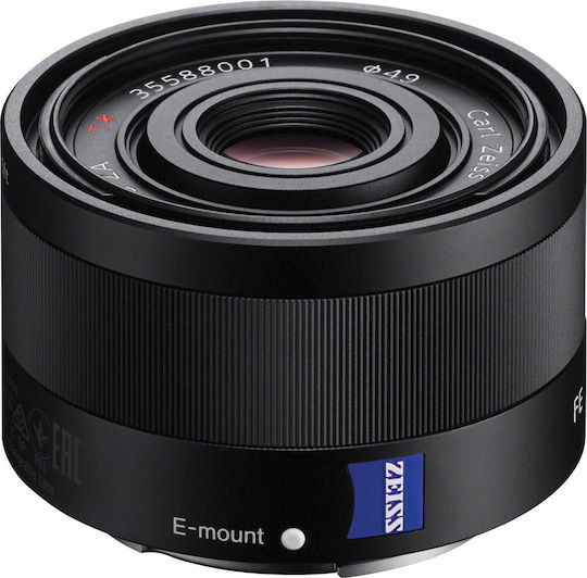 Sony Full Frame Φωτογραφικός Φακός Sonnar T* FE 35mm F2.8 ZA Σταθερός για Sony E Mount Μαύρος