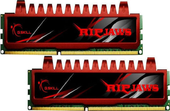 G.Skill Ripjaws DDR3 8GB RAM με 2x4GB Modules και Ταχύτητα 1600 για Desktop