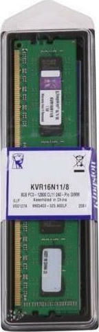 Kingston Valueram DDR3 με Module 1x8GB και Ταχύτητα 1600 για Desktop