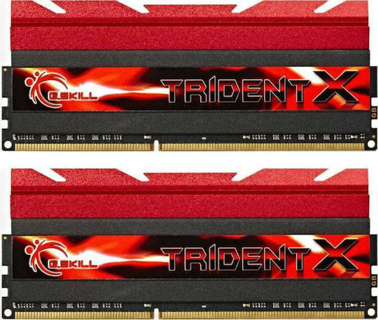 G.Skill TridentX DDR3 16GB RAM με 2x8GB Modules και Ταχύτητα 2400 για Desktop