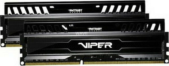 Patriot DDR3 16GB RAM με 2x8GB Modules και Ταχύτητα 1866 για Desktop